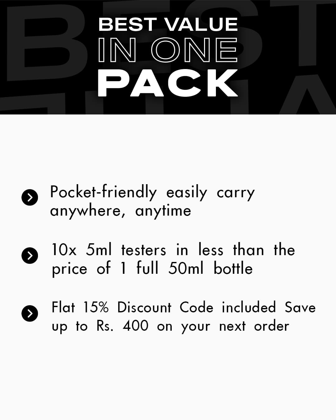 Top 10 Bestselling Fragrances – Tester Pack