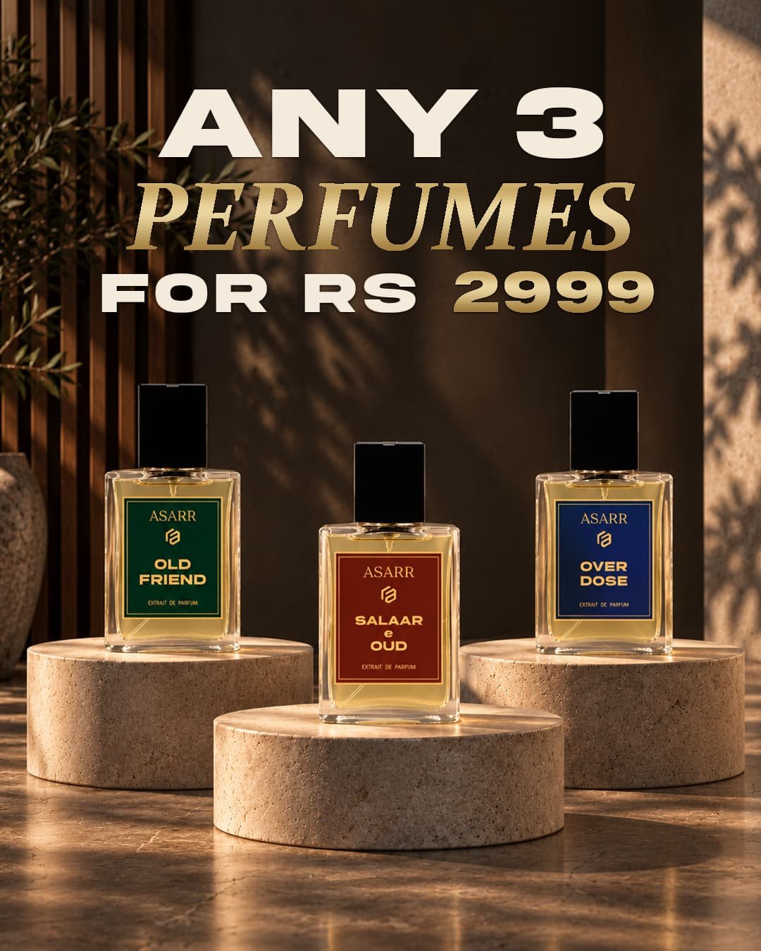 Any 3 Perfumes Of Your Choice 50ML Each